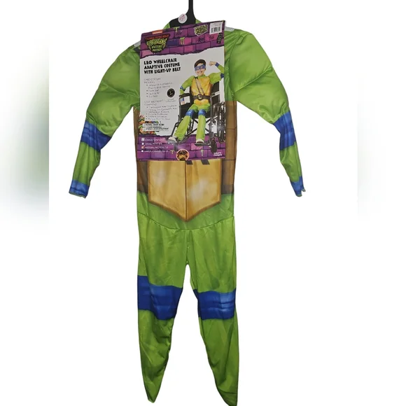 Wheelchair Ninja Turtle Costume New 7/8 - Picture 3 of 5